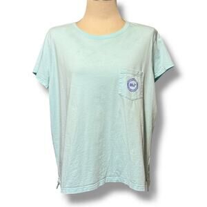 Vineyard Vines Whale Pocket T Blue Purple XL